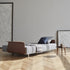 Long Horn Deluxe Excess Sofa Bed with Armrests / 245x114cm